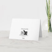 Cartes de vœux de saison à thème loup (Dos)