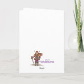 Cartes de voeux de splendeur de ~ de Noël (Dos)