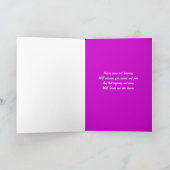 Cartes de voeux de sympathie sincère (Intérieur)