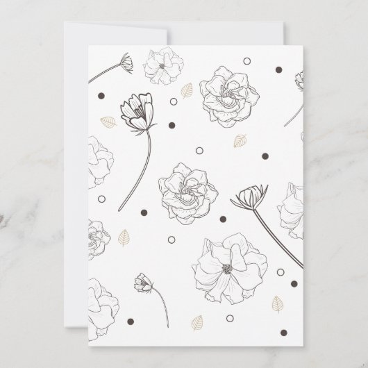 Cartes de Vœux de Thanksgiving (Dos)