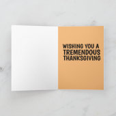 CARTES DE VŒUX DE THANKSGIVING DE DONALD TRUMP (Intérieur)