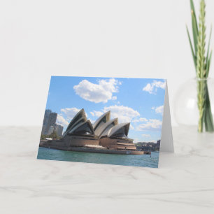 Cartes de voeux de théatre de l'opéra de Sydney