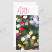 cartes de voeux de vacances de Noël 4x8 (Devant / Derrière)