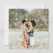 Cartes de vœux de vacances en typographie manuscri (Dos)