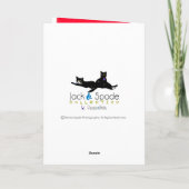 Cartes de voeux de vacances - Laboratoire de choco (Dos)