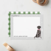 Cartes de vœux de vacances Labrador Retriever Lab  (Devant/Arrière en situation)