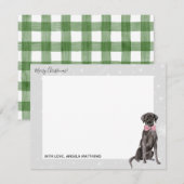 Cartes de vœux de vacances Labrador Retriever Lab  (Devant / Derrière)