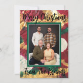 Cartes de voeux de vacances personnalisées pour vo (Devant)