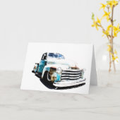 Cartes de voeux de voiture (Fleur jaune)