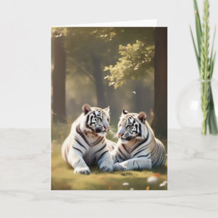 Cartes de vœux des Compagnes Silencieuses – Tigres