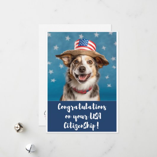 Cartes de voeux des nouveaux citoyens (Devant/Arrière en situation)