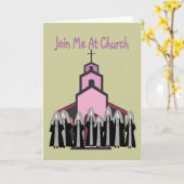 Cartes De Voeux Des Soeurs Catholiques "Rejoignez- (Fleur jaune)