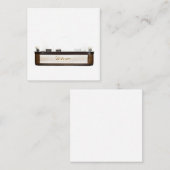 cartes de voeux d'hôtel (Devant / Derrière)