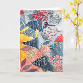 Cartes de vœux Doodle par Jill (Fleur jaune)