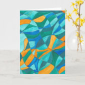Cartes de vœux Doodle par Jill (Fleur jaune)