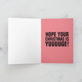 CARTES DE VOEUX DRÔLES DE TRUMP, RENDRE L'AMÉRIQUE (Intérieur)