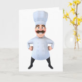 Cartes de voeux du chef (Fleur jaune)