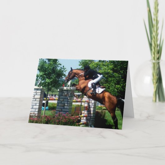 Cartes de voeux du Grand Prix Horse (Devant)