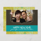 Cartes de vœux du Nouvel An Cartes photo (Devant / Derrière)