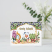 Cartes de vœux du Nouvel An persan. Nowruz Mubarak (Debout devant)