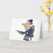 Cartes de voeux du soldat de l'Union (Fleur jaune)