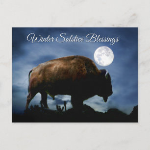 Cartes de vœux du solstice d'hiver de Buffalo