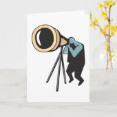 Cartes de voeux du télescope (Fleur jaune)