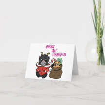 Cartes de vœux effrayantes et mignonnes de Krampus