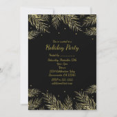 Cartes de vœux élégantes de vacances Pin Sylvestre (Devant)