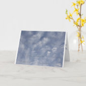 Cartes de voeux élevantes de nuages (Fleur jaune)