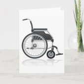 Cartes de voeux en fauteuil roulant (Devant)