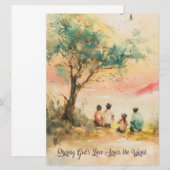 Cartes de vœux en gros de Missions salesiennes (Devant / Derrière)