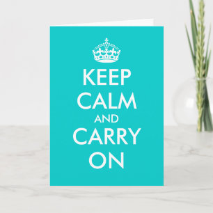 Cartes de vœux en gros personnalisées Keep calm an