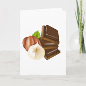 Cartes de vœux en morceaux de chocolat (Devant)