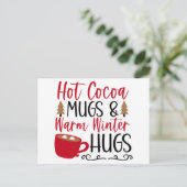 Cartes de vœux et câlins pour le Mug de Chocolat C (Debout devant)