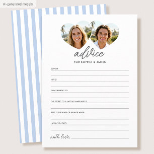Cartes de vœux et conseils de mariage élégants Pho