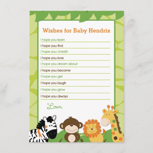 Cartes de vœux et conseils pour bébé sur le thème (Devant)