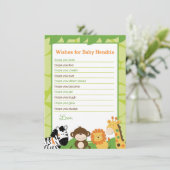 Cartes de vœux et conseils pour bébé sur le thème (Debout devant)