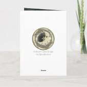 Cartes de voeux et de notes de la Lune céleste (Dos)