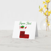 Cartes de voeux et de notes de vacances (Fleur jaune)