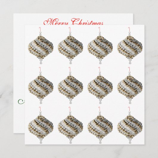 Cartes de voeux et de notes de vacances (Devant / Derrière)