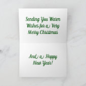 Cartes de voeux et de notes de vacances (Intérieur)