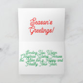 Cartes de voeux et de notes de vacances (Intérieur)