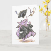 Cartes de voeux et de notes "Diploma Dragon" (Fleur jaune)