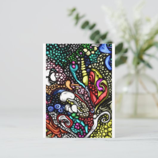 Cartes de vœux et postales de style d'art numériqu (Debout devant)