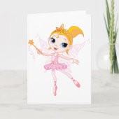 Cartes de voeux Fairy Ballerina (Devant)