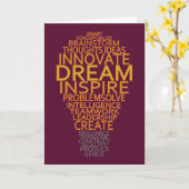 Cartes de voeux faites sur commande inspirées (Fleur jaune)