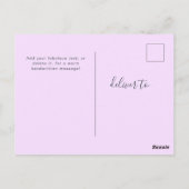 Cartes de vœux familiales avec un script simple et (Dos)