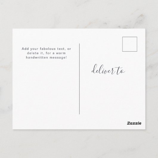 Cartes de vœux familiales avec un script simple et (Dos)