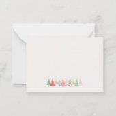 CARTES DE VŒUX FAMILIALES POUR LES FÊTES Arbre de  (Dos)